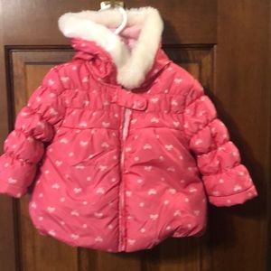 Girls puffer jacket, barely worn
